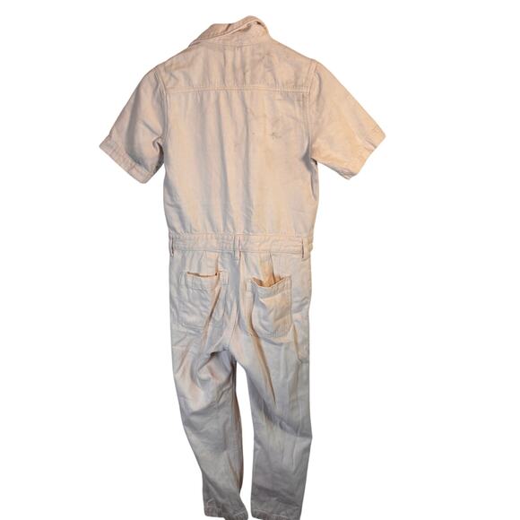 Everlane Women's The Short Sleeve Denim Coverall Jumpsuit - Picture 5 of 5